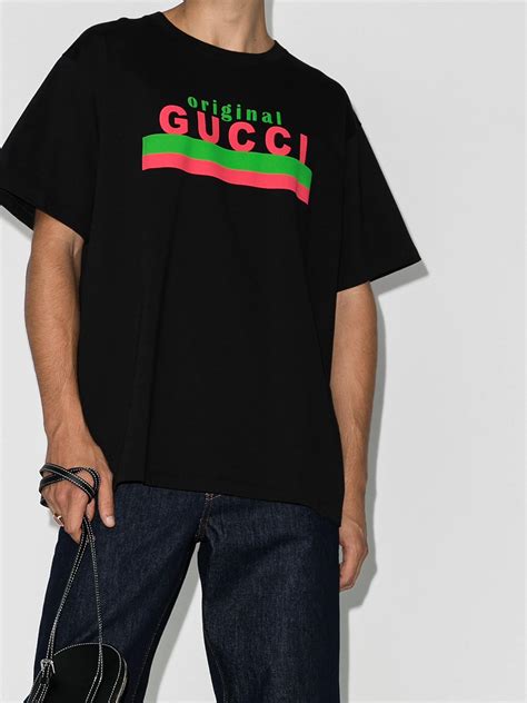 gucci logo shirts for cheap|gucci t shirt men's outlet.